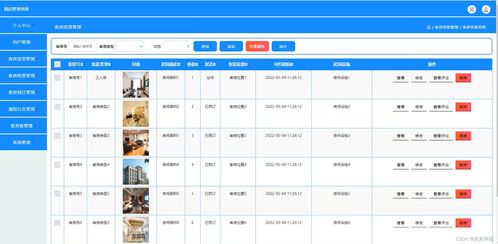 java ssm计算机毕业设计酒店管理系统456ho 源码 程序 数据库 部署